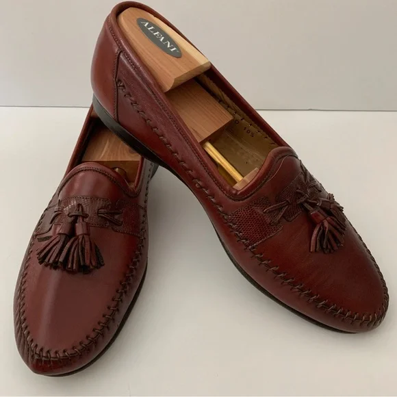Santoni | Shoes | Santoni Mens Tasseled Leather Dress Shoes  display picture 1